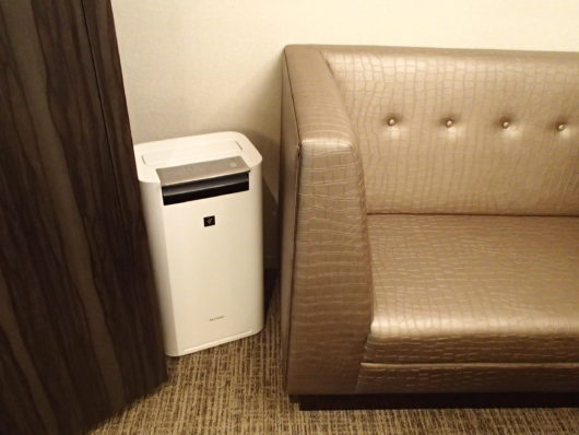 Nホテル　客室備品 空気清浄機