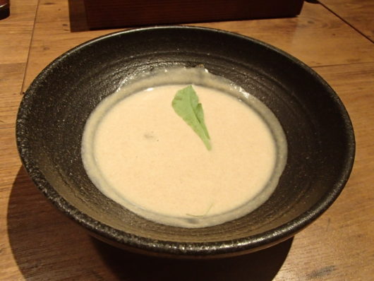 蓼科親湯温泉　夕食のスープ