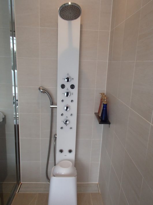 ネスタリゾート　ロイヤルスイートC バスルームのシャワー